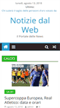 Mobile Screenshot of notiziedalweb.net